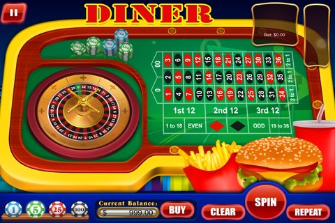 777 Diner Roulette Pro Win Big Jackpot in New Lucky Spins Casino Games screenshot 2