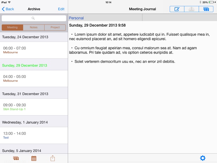Meeting Journal screenshot-4