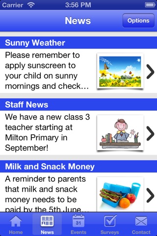 Milton Primary School screenshot 2
