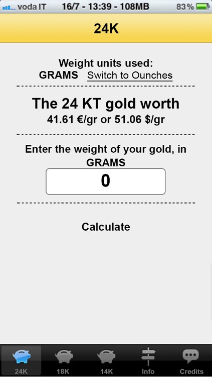 Gold Price Calculator Live