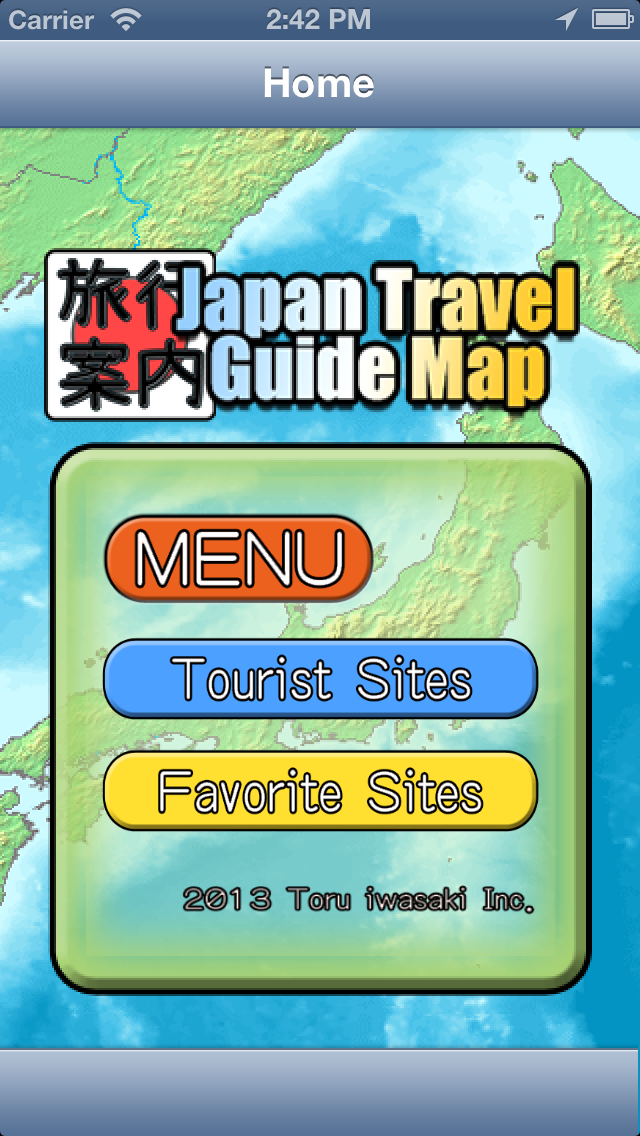 Japan travel guide mapのおすすめ画像1