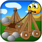 Catapult Rock Bomb Shooting - Desert Exploding Ball Drop Free