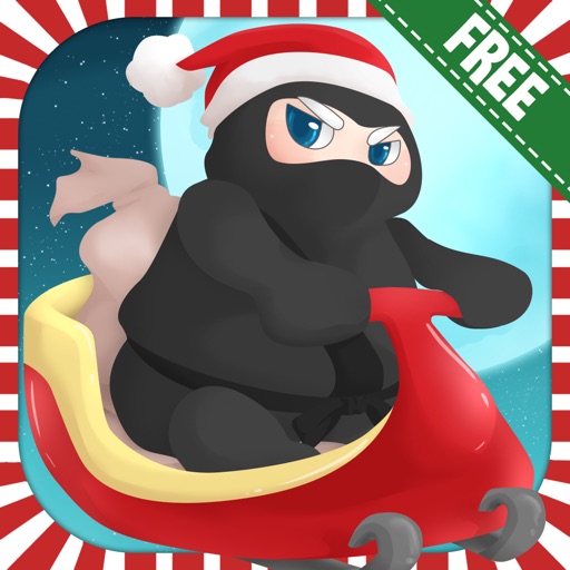 Racing Ninja Santa Claus - Fun Christmas Jumping Adventure Game For Kids And Girls FREE icon