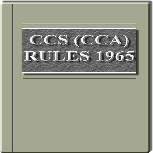 The Central Civil Services - Classification Control Appeal Rules 1965 icon