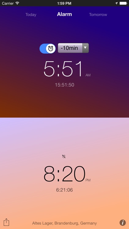 Sun Alarm