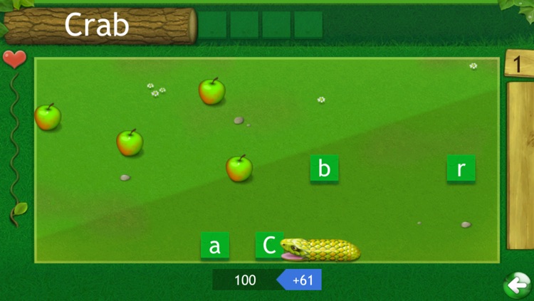 Spelling Snake Game