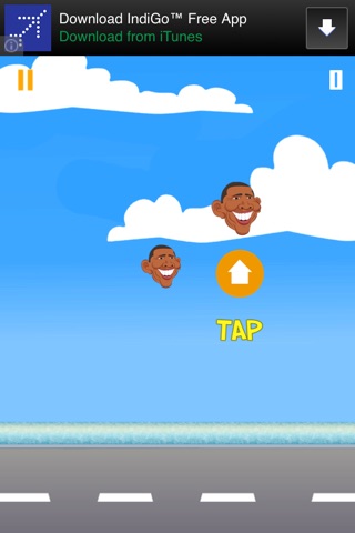 Flying Obama - Oh Bama! Tap Swoops and Flys like a Bird screenshot 2