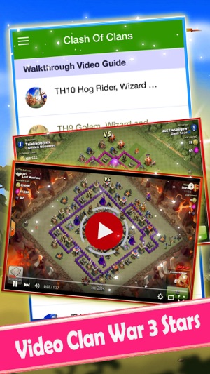 Gems Guide for Clash of Clans - Video Clans War Strategy(圖4)-速報App