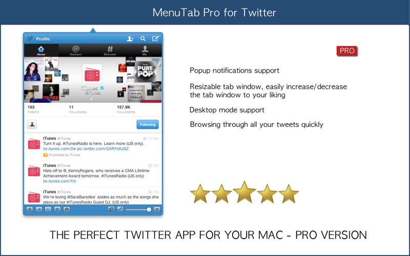 Menu tab pro for twitter 1 1 13