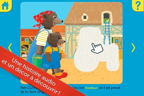 Les animaux de la ferme avec Petit Ours Brun : jeux éducatifs. Application enfants de 2 à 6 ans. screenshot 2