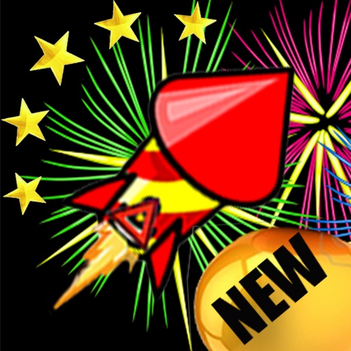 Firecracker Shooter - by 5-Star-Apps.com for iPhone! Fireworks Flying Shooting Game! Super for Kids! Get it FREE on iTunes App Store! iOS App