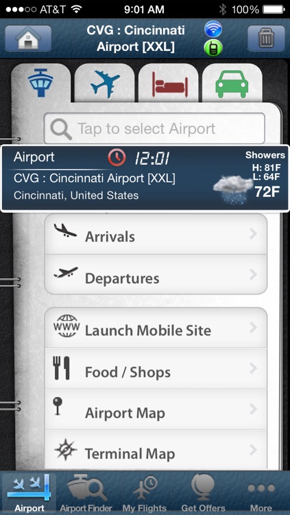 Cincinnati Northern Kentucky Airport + Flight Tracker