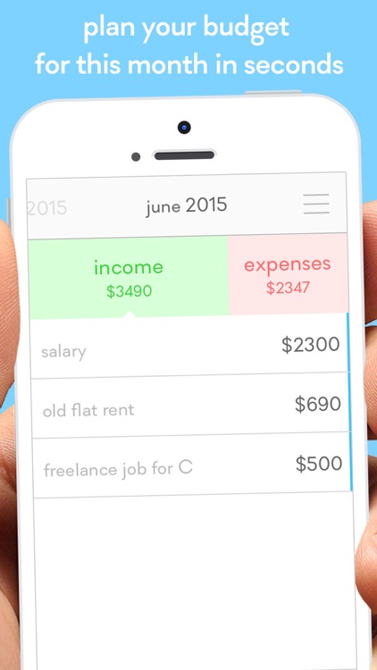 monthly - budget planner w/ 1-SWIPE expense tracker screenshot-0