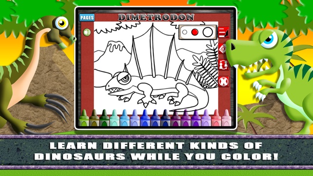 Coloring World: It's Dinosaurs (Lite)! - My Free Dino Finger(圖2)-速報App