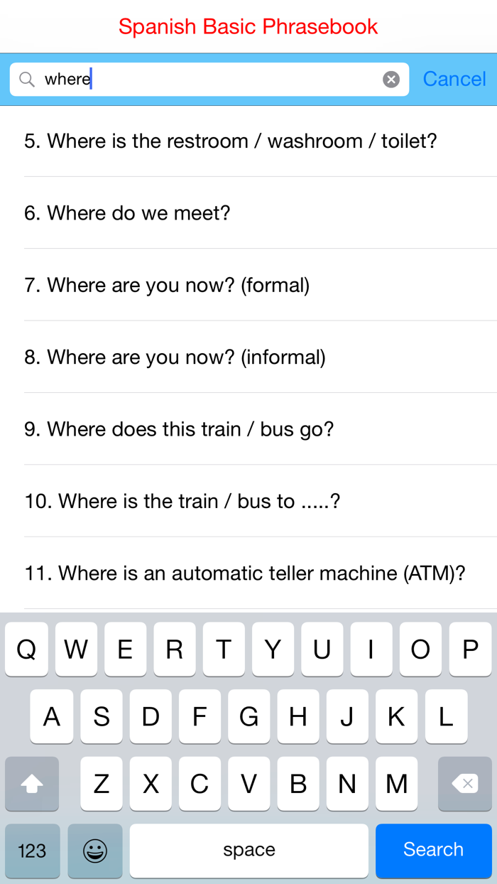 PolyGloty - Spanish Basic Phrasebook