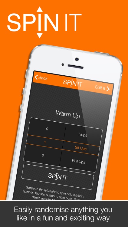 Spin It - Random Exercise & Activity Generator