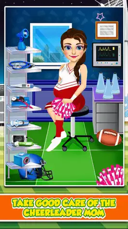 Game screenshot Cheerleader Mommy's Baby Doctor Salon - Makeup Spa Prom Games for Girls! mod apk