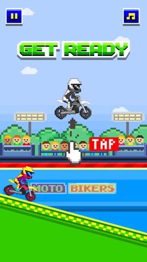 Moto Bikers - Free Retro 8-bit Pixel Games (全民小镇 全民砰砰砰 Dont (圖2)-速報App