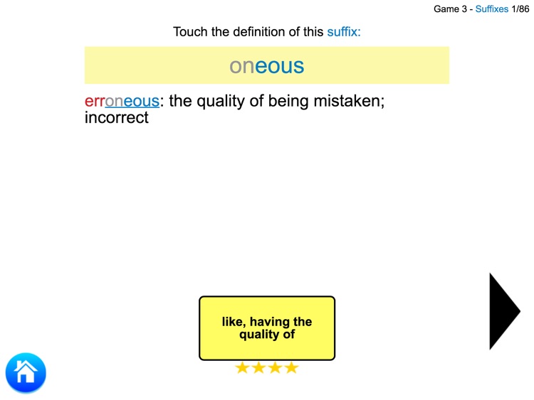 Word Roots Level 2 Flashcards™ screenshot-3