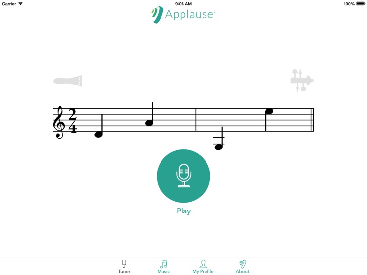 Applause: learn to play the violin quickly and accurately