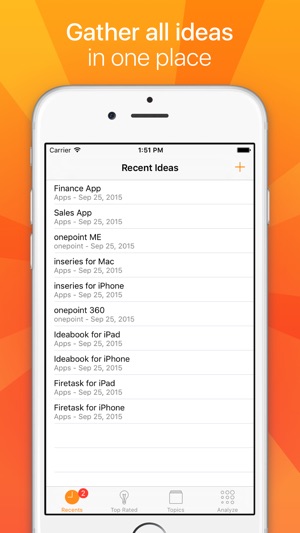 Ideabook Idea Innovation Management For Iphone On The Ideabook Idea Innovation Management For Iphone 4