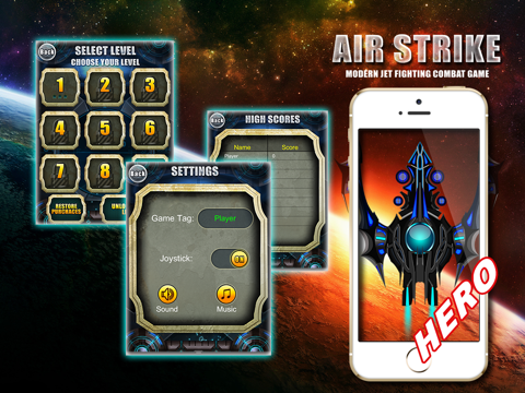 Air Strike Free HD - Modern Jet Fighting Combat Game screenshot 3