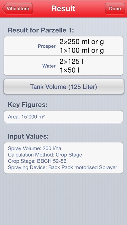 Spraycalculator
