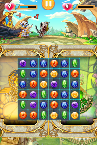 Jewel Legends Free-puzzle game screenshot 3