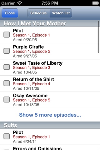 tv show tracker 2 screenshot 4