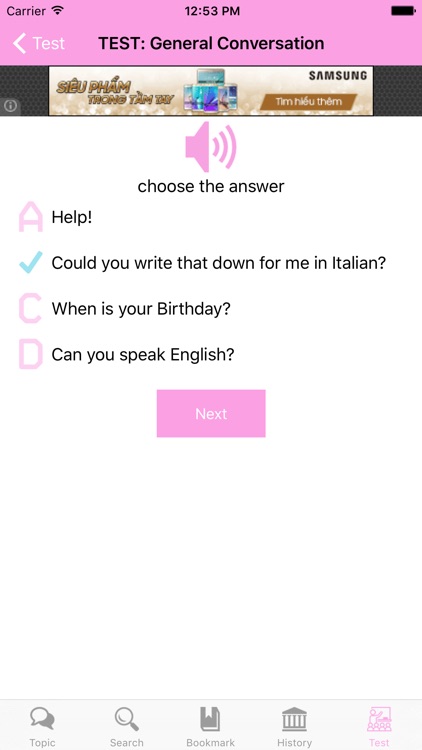 Italian Conversation Basic screenshot-3