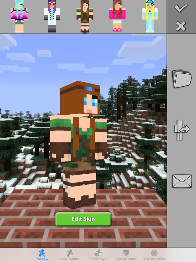 Girls Skins Pro For Minecraft Game Textures Skin On The App Store