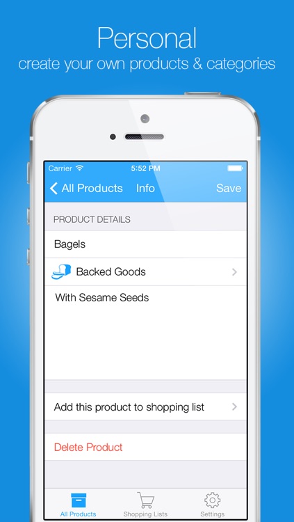 Groceries - Smart Shopping List - create, edit and share your grocery lists and recipes screenshot-4