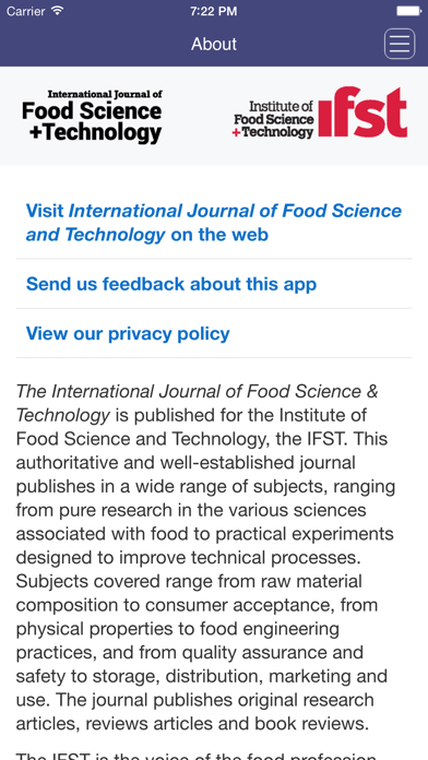 How to cancel & delete International Journal of Food Science and Technology from iphone & ipad 2