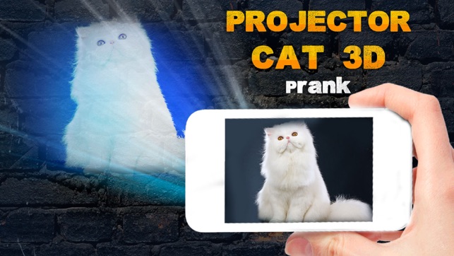 Projector Cat 3D Prank(圖3)-速報App