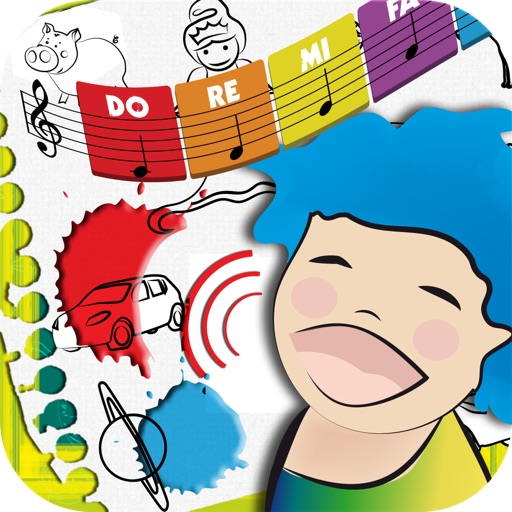 Sing'n'Colour | Learning music whilst you're colouring and singing is child's play iOS App