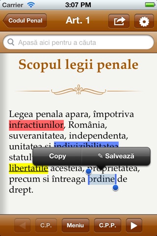 Codul Penal si Codul de Procedura Penala screenshot 3