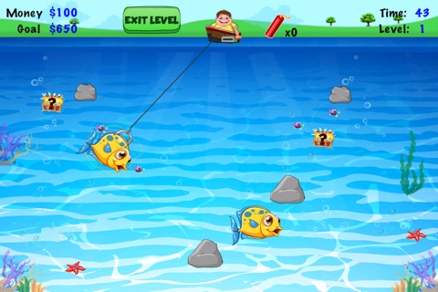 A Flabby Fat Man Fisherman Frenzy FREE- Prize Fly Fishing Sea Fish Star Arcade screenshot 4