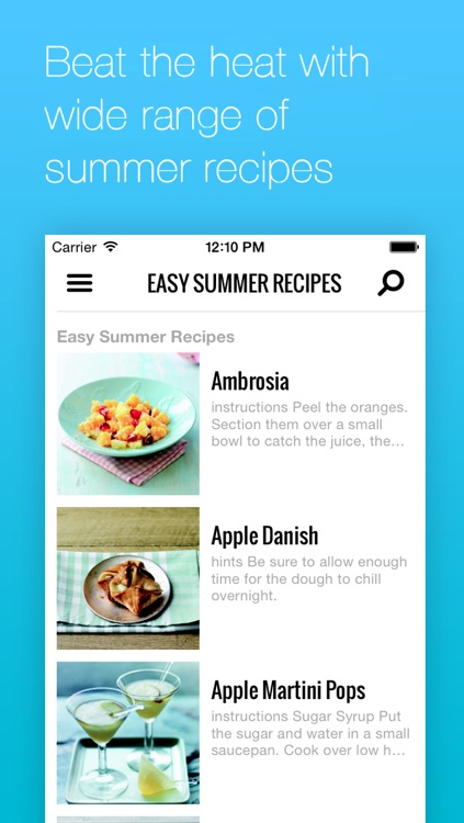 Easy Summer Recipes