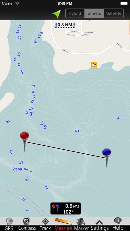 Lake Texoma GPS Nautical charts