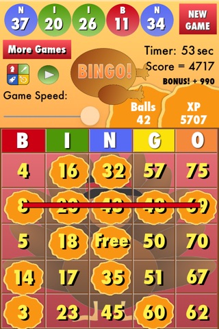 Bingo Thanksgiving screenshot 3