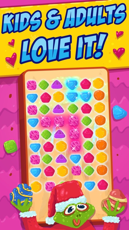 Candy Diamond Games Christmas - Cool Candies and Jewels Swapping Match 3 Puzzle Game For Kids HD FREE