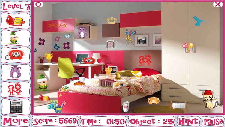 Hidden Object Game Kids Room screenshot-3