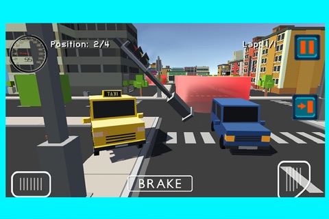 Pixel Cars: Xtreme Road Race 3D screenshot 3