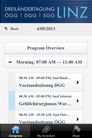 Dreiländertagung 2013 screenshot 2