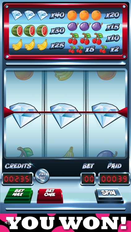 AA Casino Lucky Diamond Fruit Poker Vegas Slots - Slot Machine with Fun Prize Wheel and Blackjack