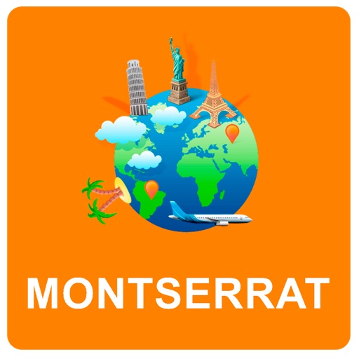 Montserrat Off Vector Map - Vector World icon