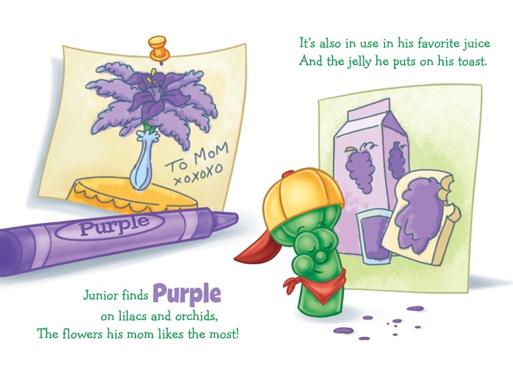 Junior’s Colors - A new Veggiecational kid's book from VeggieTales screenshot-3