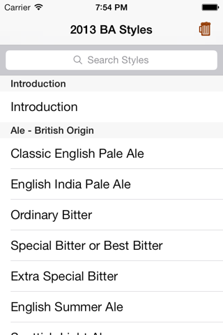 Brewers Association Styles screenshot 2