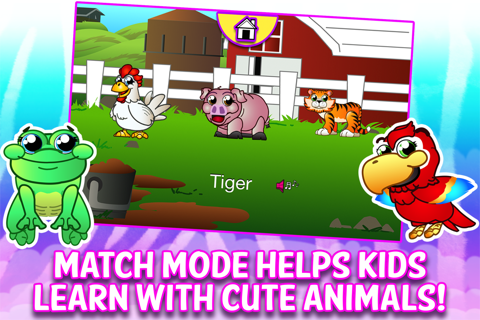 Cute Animals Play and Learn - For Baby preschool toddler kids (includes animal sounds and learning games free) screenshot 4