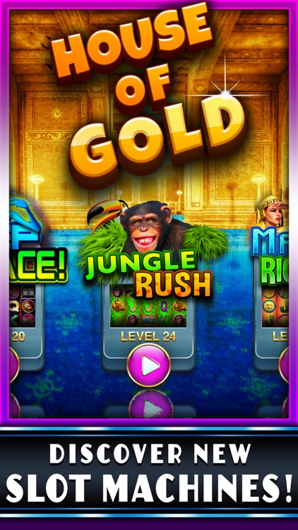 Slots House of Gold! FREE Fun Vegas Casino of the Jackpot Palace Inferno! screenshot-4